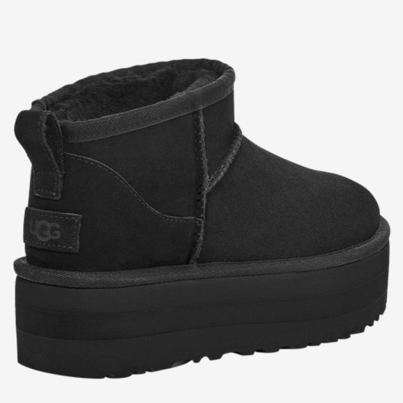 Classic Mini Platform BLACK unisex size 8 women 7 men - Picture 5 of 13